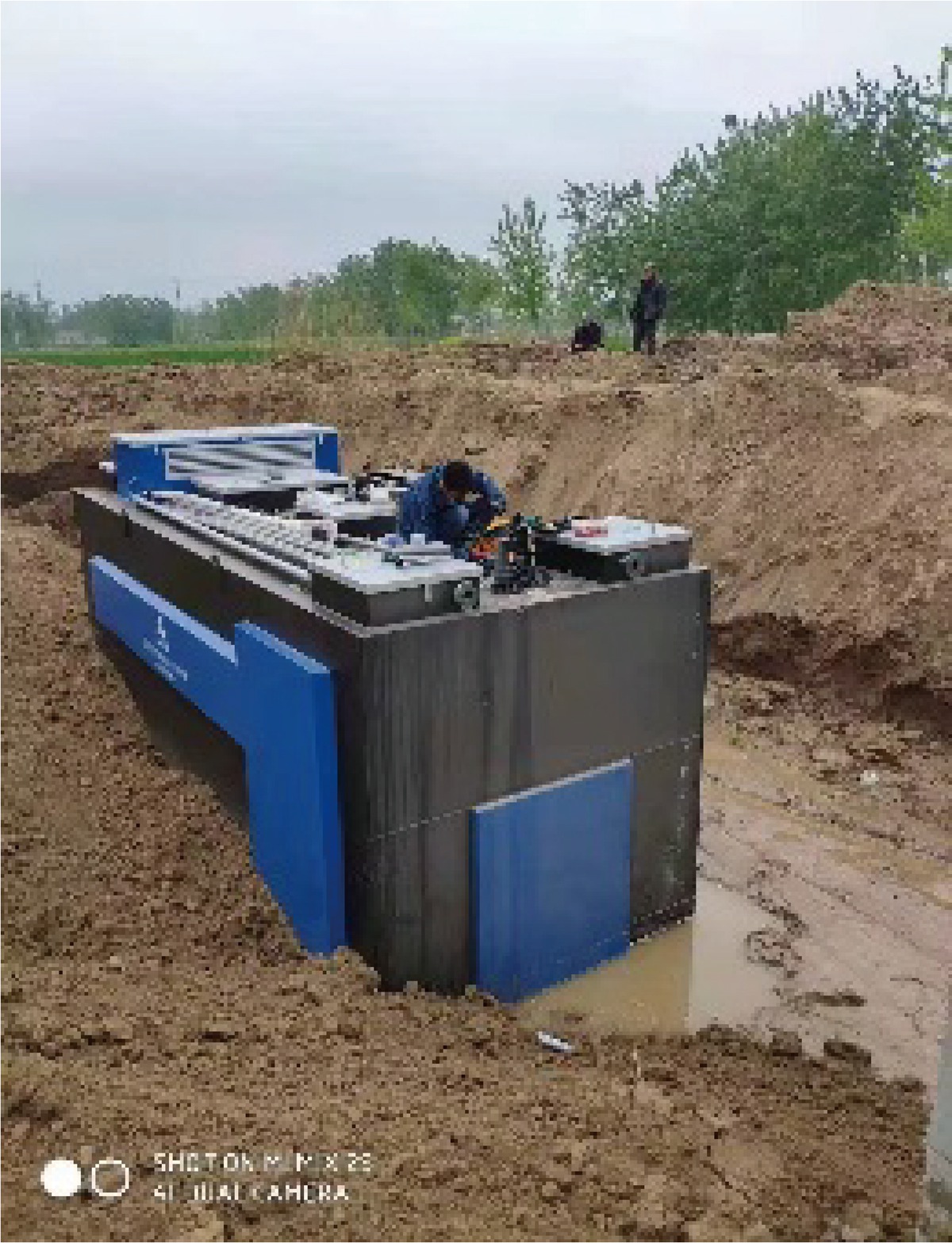 Sewage treatment equipment for resettlement houses in Chengji Town