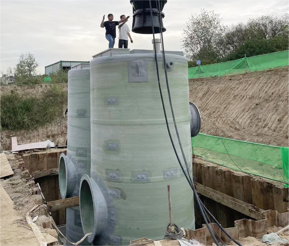 Integrated pumping station for waterlogging control project in the eastern area of Shucheng County